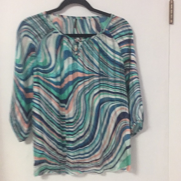 Soyaconcept Sheer Blouse 3/4 Sleeves - Picture 3 of 8